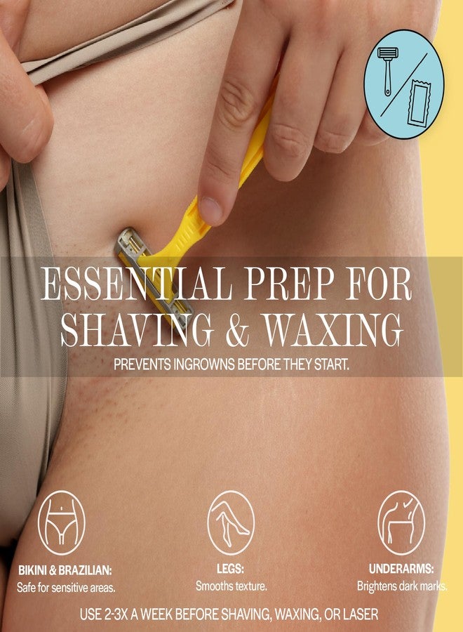 Base Laboratories Ingrown Hair - KP Bump Exfoliating Body Scrub - with AHA+BHA - Keratosis Pilaris Treatment - Daily Skin Exfoliant - Helps Reduce Strawberry Skin & Razor Bumps - Men & Women 3oz - Image 3